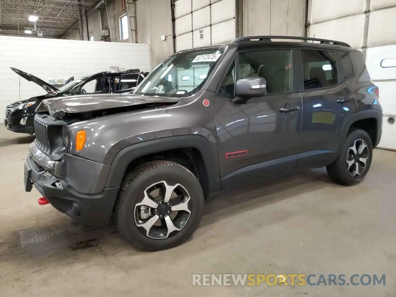 1 fotografías del automóvil dañado ZACNJDC1XMPM92810 JEEP RENEGADE 2021