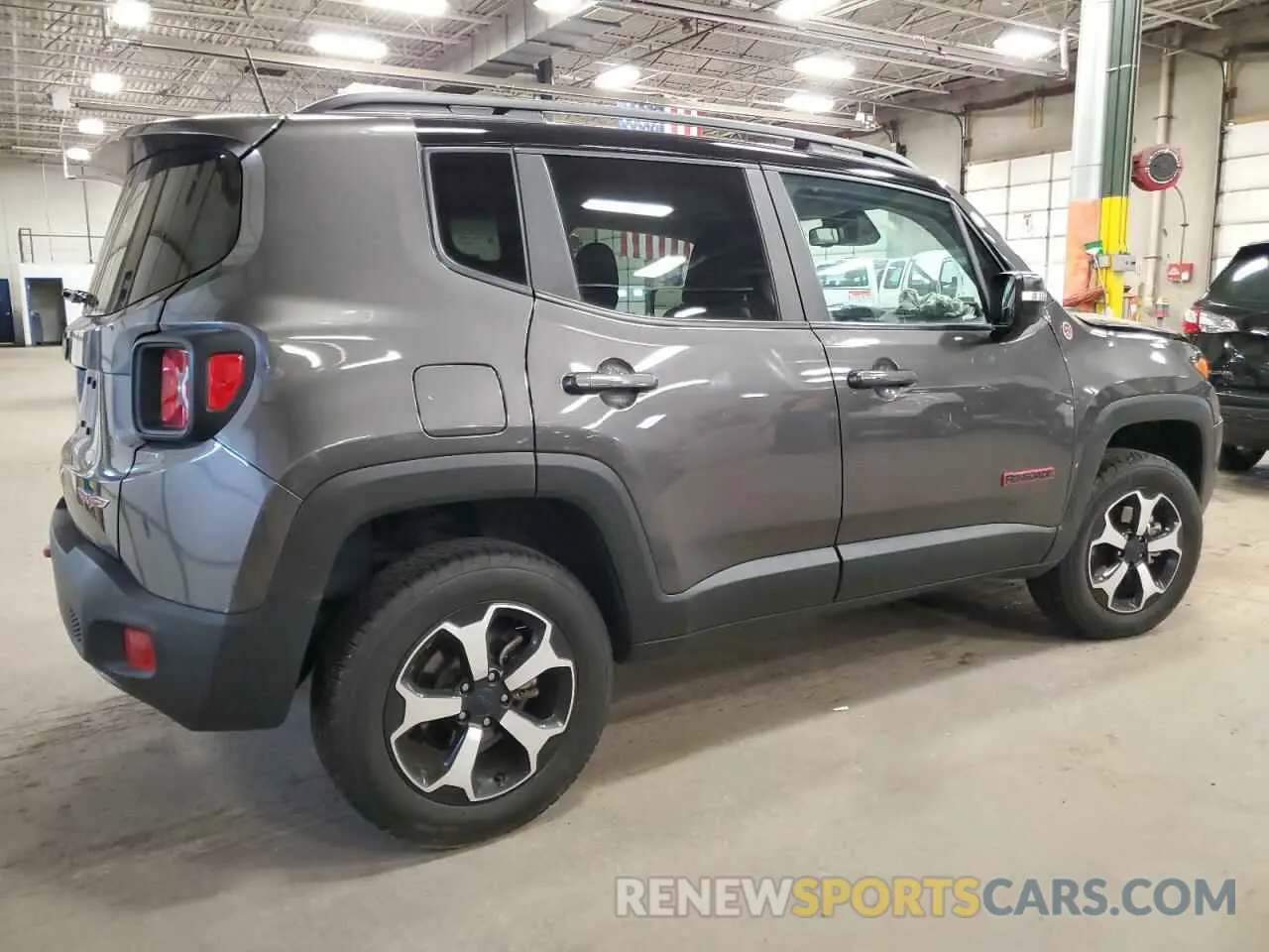 3 fotografías del automóvil dañado ZACNJDC1XMPM92810 JEEP RENEGADE 2021