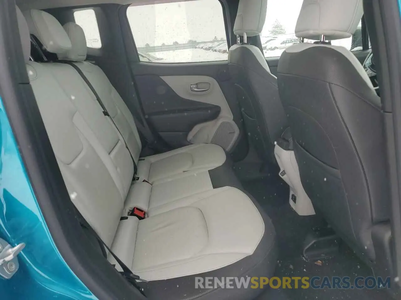 11 fotografías del automóvil dañado ZACNJDD13MPM13783 JEEP RENEGADE 2021