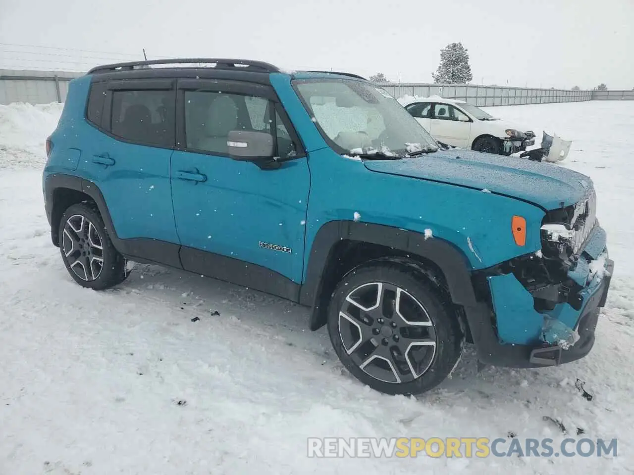 4 fotografías del automóvil dañado ZACNJDD13MPM13783 JEEP RENEGADE 2021