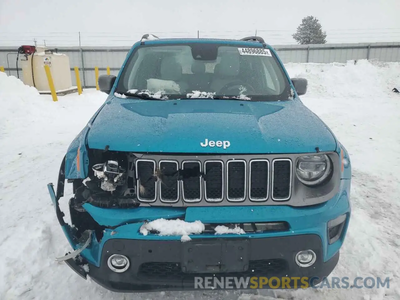 5 fotografías del automóvil dañado ZACNJDD13MPM13783 JEEP RENEGADE 2021