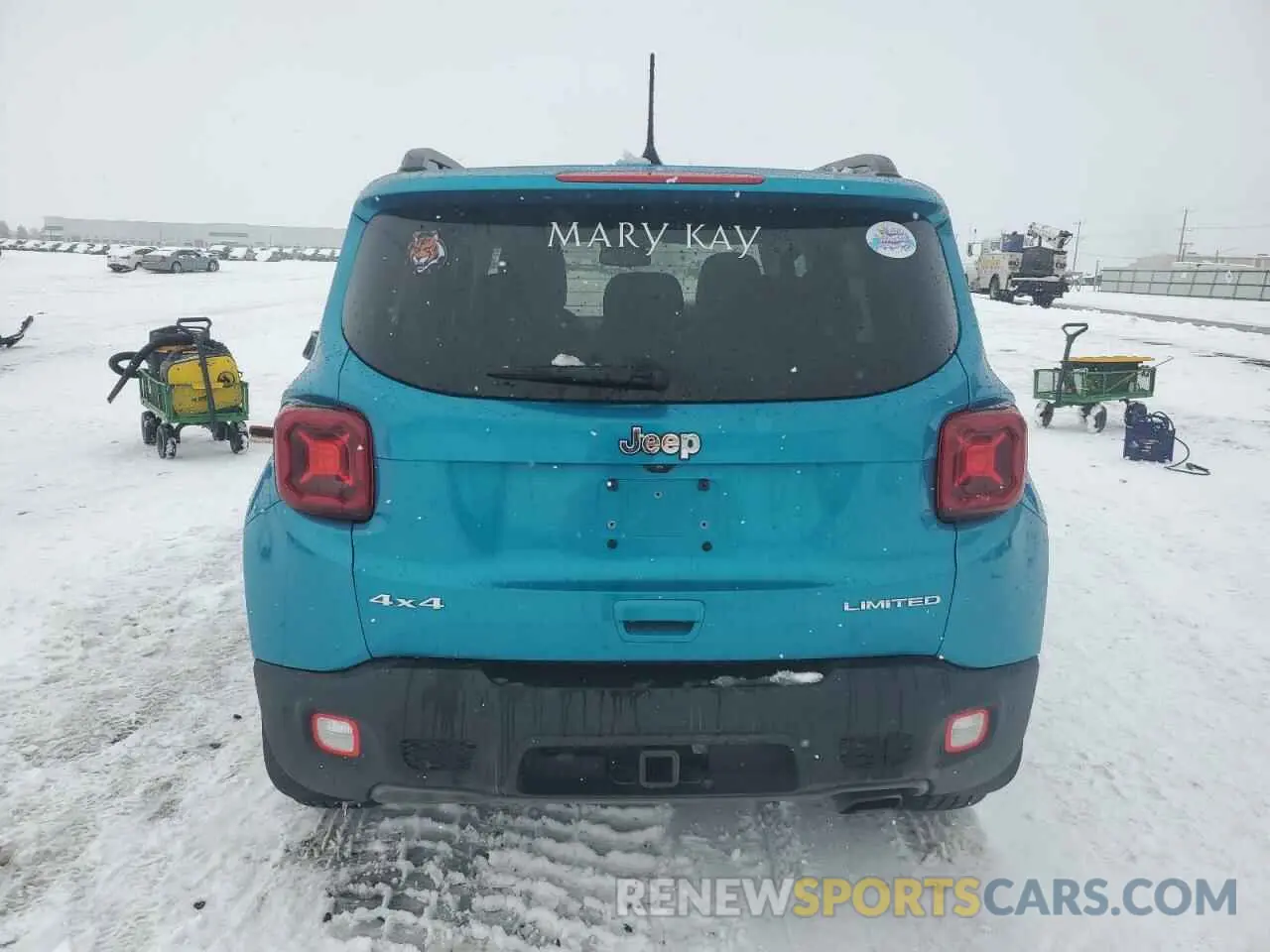 6 fotografías del automóvil dañado ZACNJDD13MPM13783 JEEP RENEGADE 2021