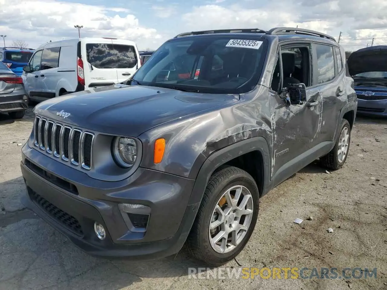 1 fotografías del automóvil dañado ZACNJDD14MPN32054 JEEP RENEGADE 2021