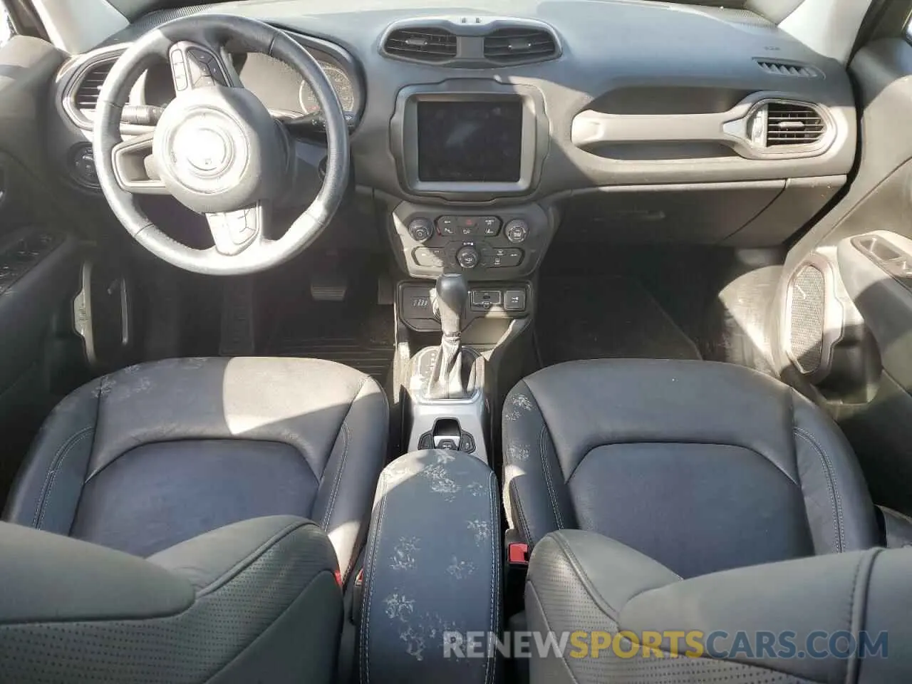 8 fotografías del automóvil dañado ZACNJDD14MPN32054 JEEP RENEGADE 2021