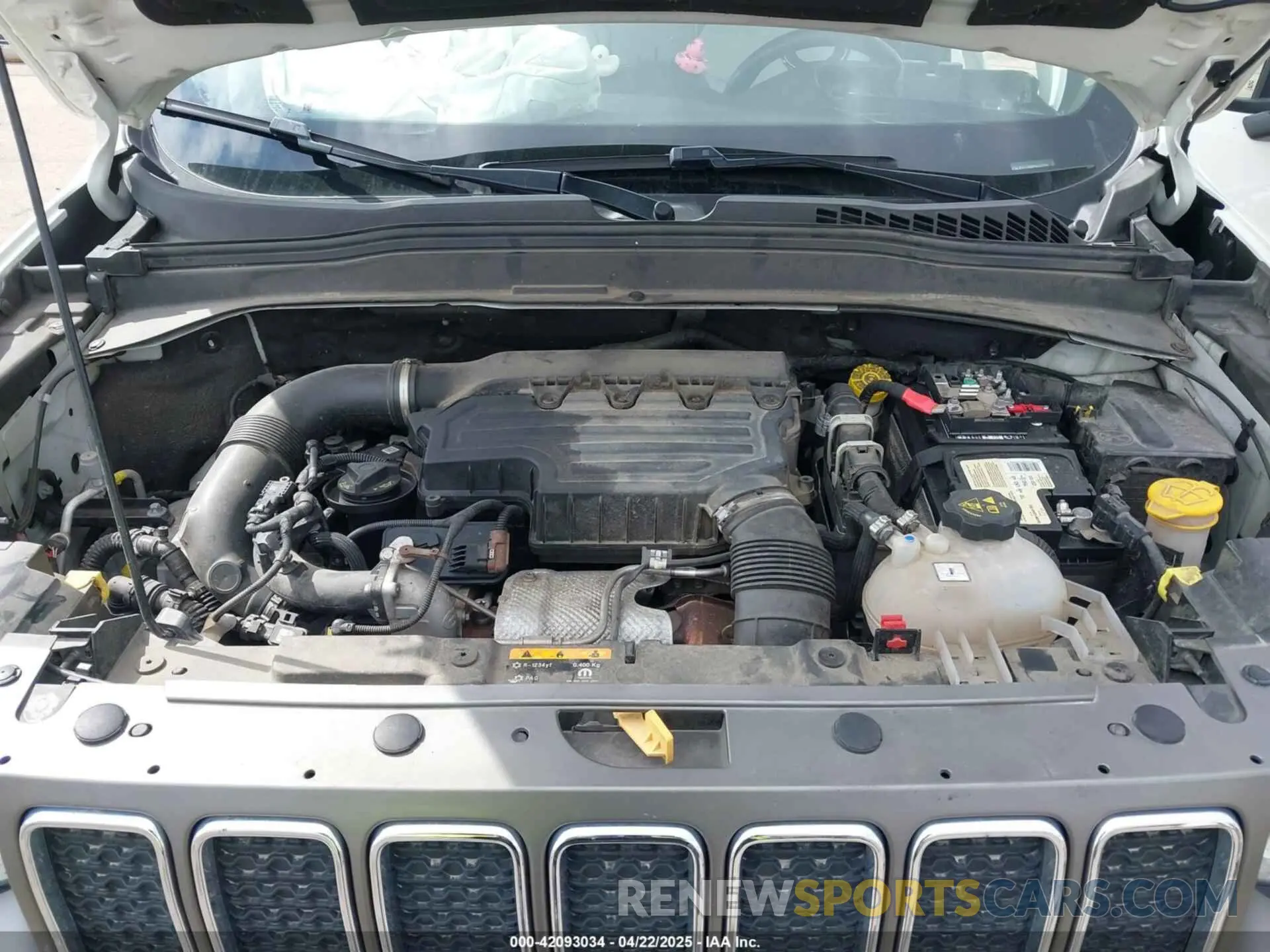 10 fotografías del automóvil dañado ZACNJDD15MPM49765 JEEP RENEGADE 2021