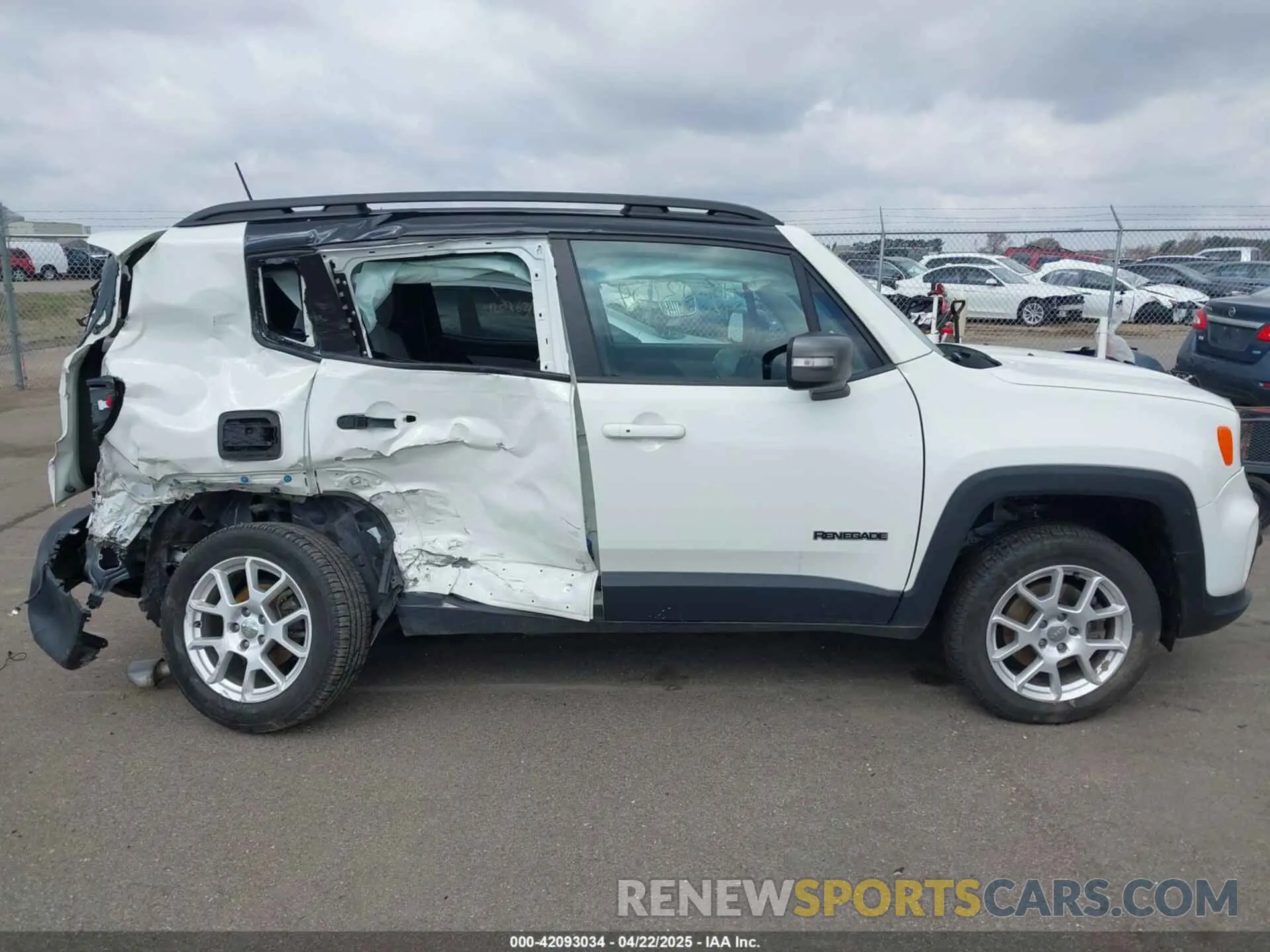 13 fotografías del automóvil dañado ZACNJDD15MPM49765 JEEP RENEGADE 2021