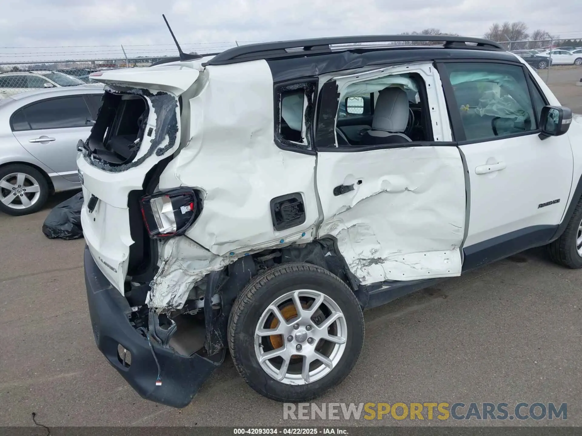 6 fotografías del automóvil dañado ZACNJDD15MPM49765 JEEP RENEGADE 2021