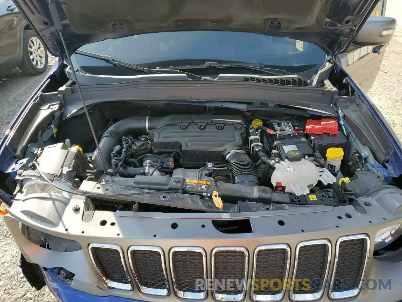 12 fotografías del automóvil dañado ZACNJDD18MPM47217 JEEP RENEGADE 2021