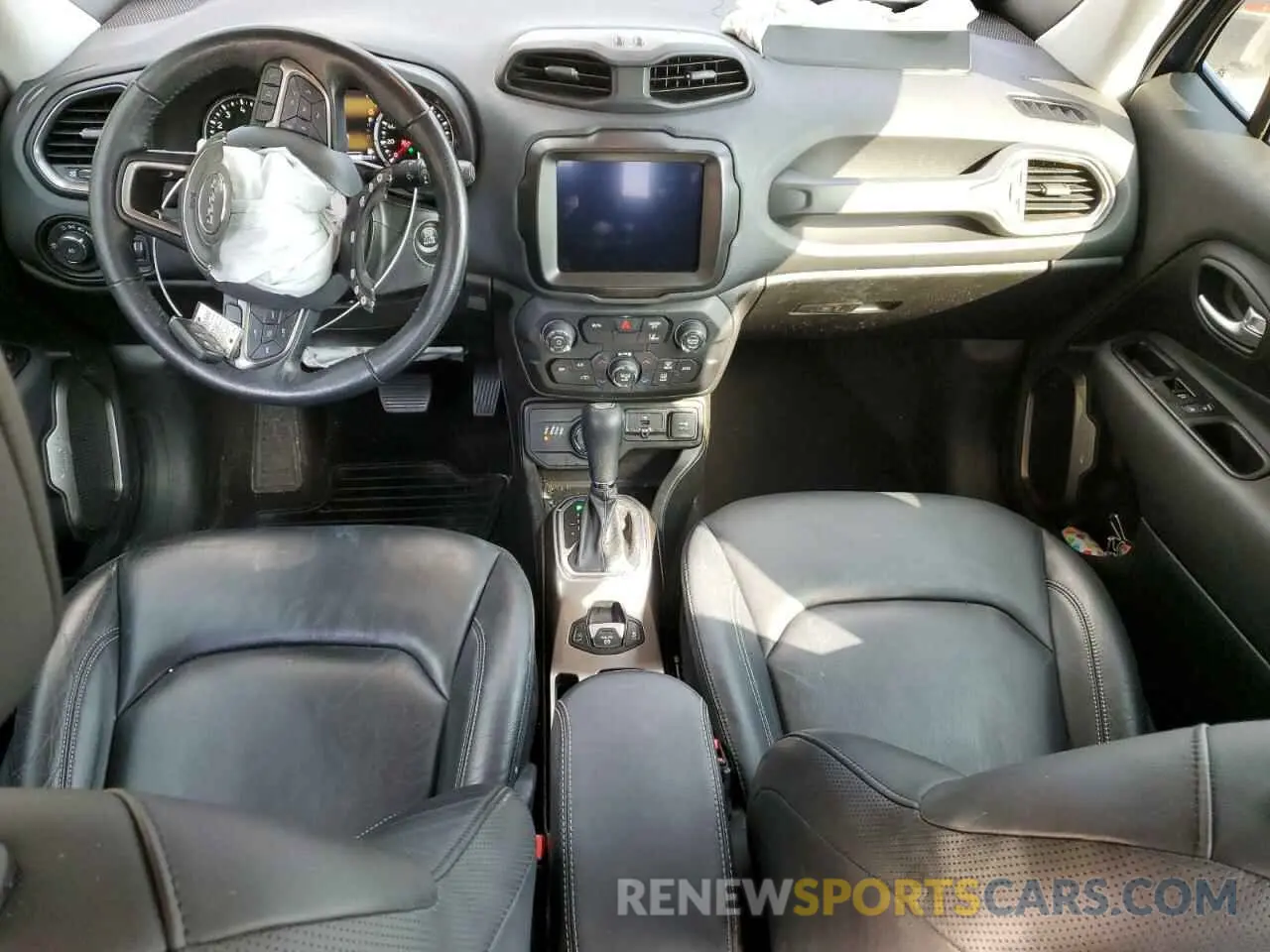 8 fotografías del automóvil dañado ZACNJDD18MPM47217 JEEP RENEGADE 2021