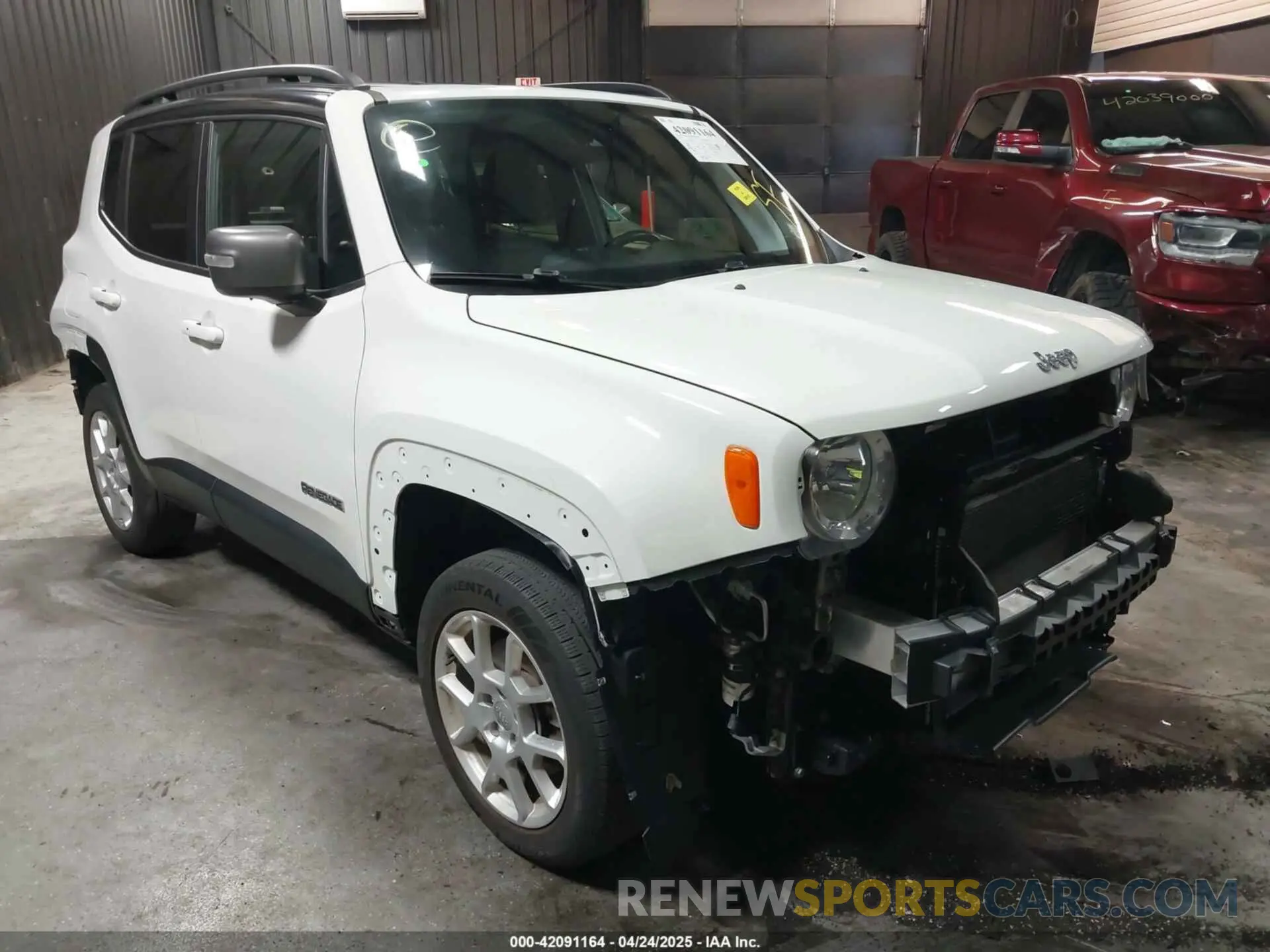 1 fotografías del automóvil dañado ZACNJDD19MPM23265 JEEP RENEGADE 2021