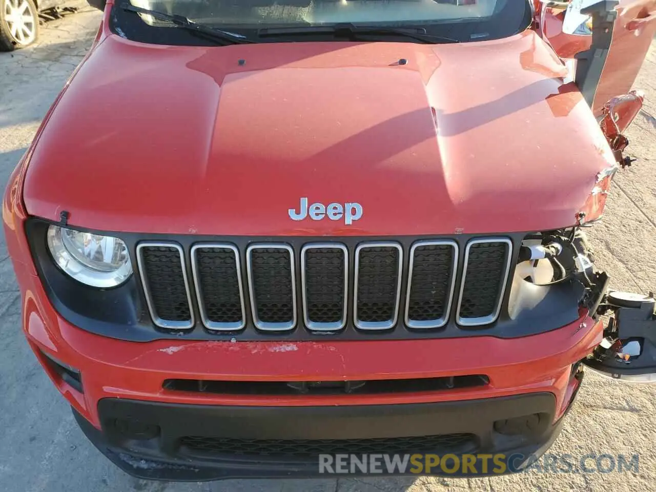 11 fotografías del automóvil dañado ZACNJDA11NPN61985 JEEP RENEGADE 2022