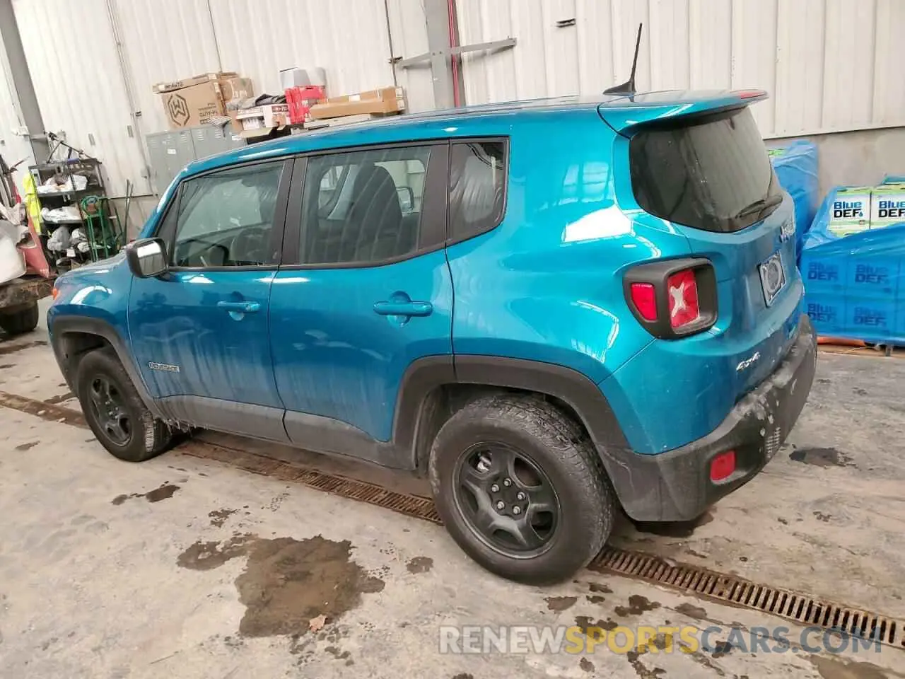 2 fotografías del automóvil dañado ZACNJDA11NPN65003 JEEP RENEGADE 2022