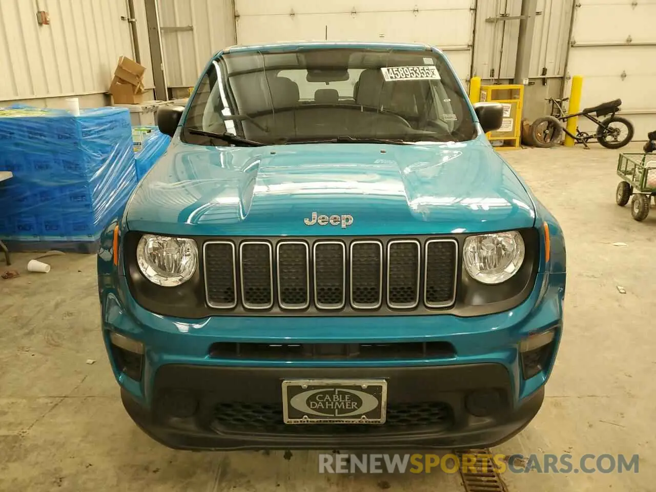 5 fotografías del automóvil dañado ZACNJDA11NPN65003 JEEP RENEGADE 2022