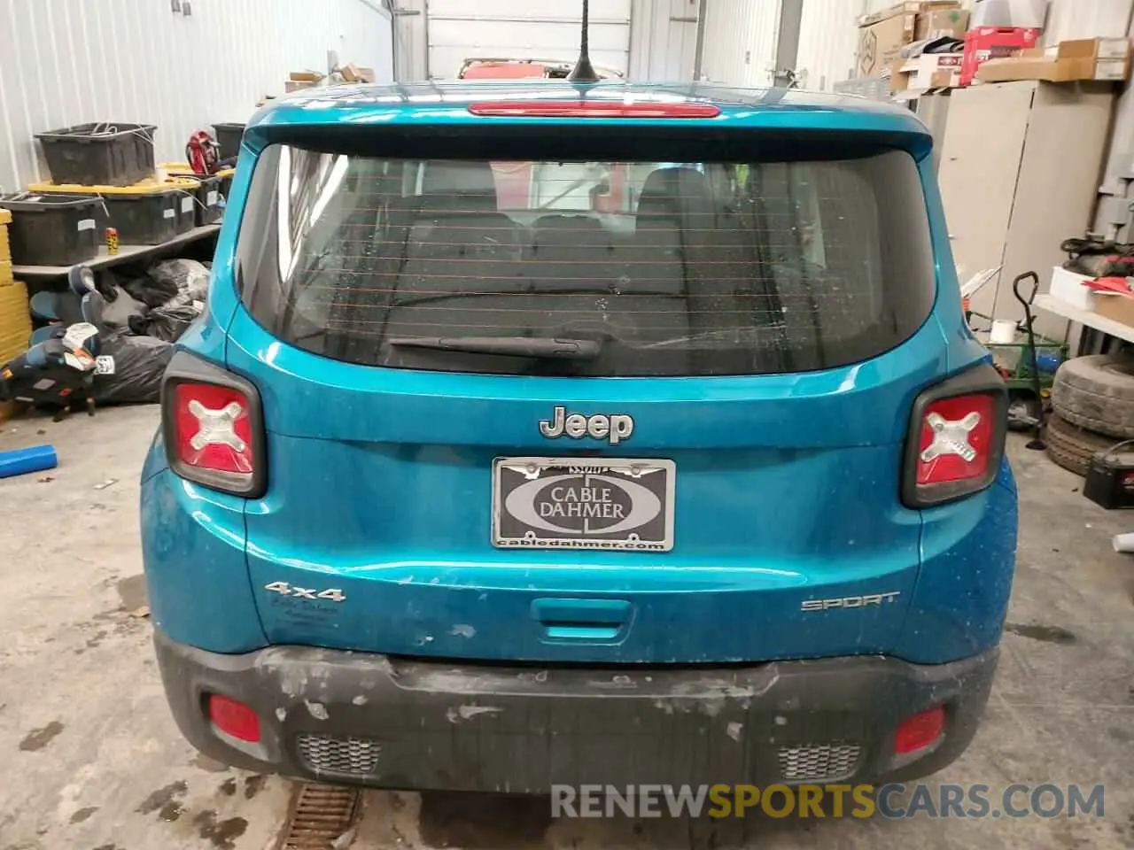 6 fotografías del automóvil dañado ZACNJDA11NPN65003 JEEP RENEGADE 2022