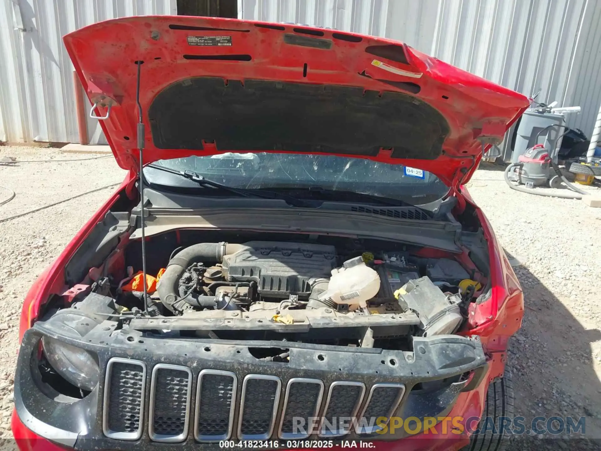 10 fotografías del automóvil dañado ZACNJDA19NPN47543 JEEP RENEGADE 2022