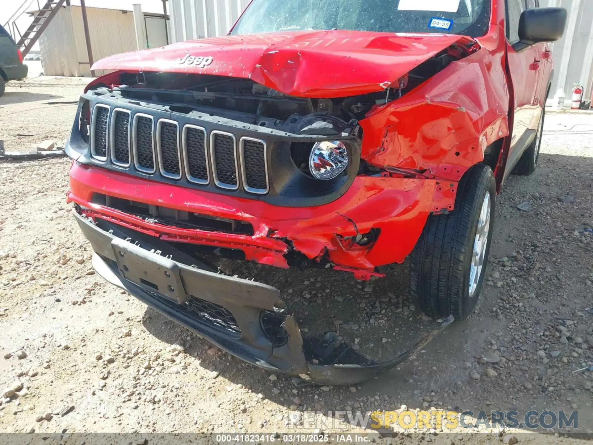 6 fotografías del automóvil dañado ZACNJDA19NPN47543 JEEP RENEGADE 2022