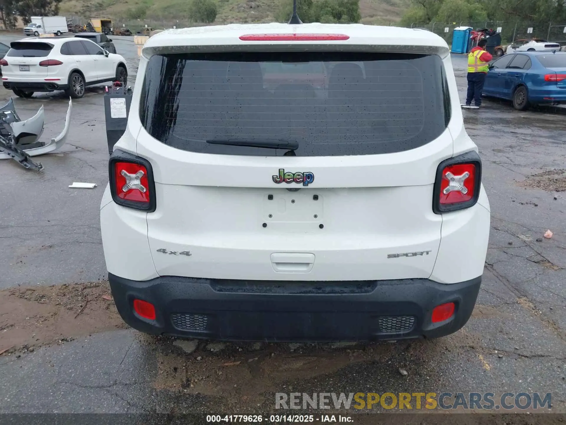 16 fotografías del automóvil dañado ZACNJDA1XNPN56686 JEEP RENEGADE 2022