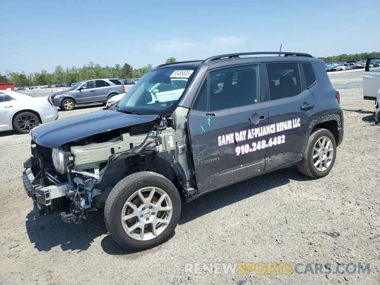 1 fotografías del automóvil dañado ZACNJDB11NPN60155 JEEP RENEGADE 2022