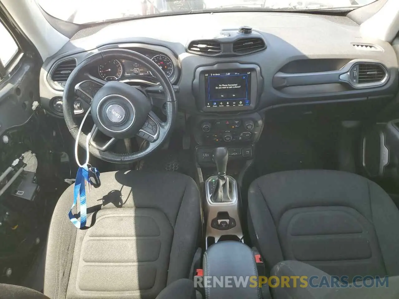 8 fotografías del automóvil dañado ZACNJDB11NPN60155 JEEP RENEGADE 2022