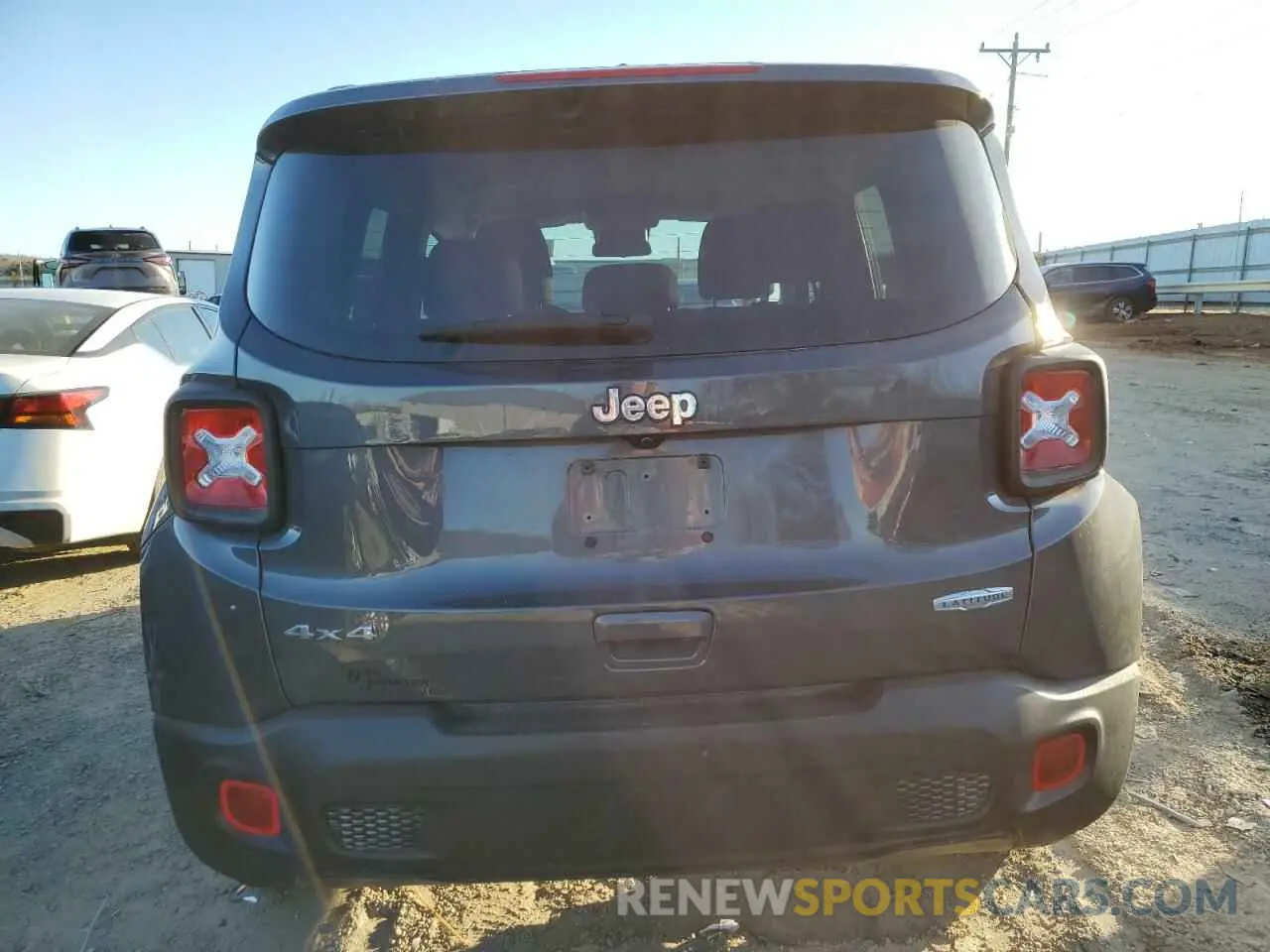 6 fotografías del automóvil dañado ZACNJDB11NPN77618 JEEP RENEGADE 2022
