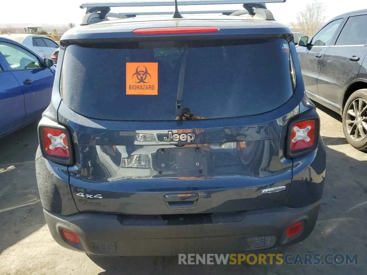 6 fotografías del automóvil dañado ZACNJDB12NPN72878 JEEP RENEGADE 2022