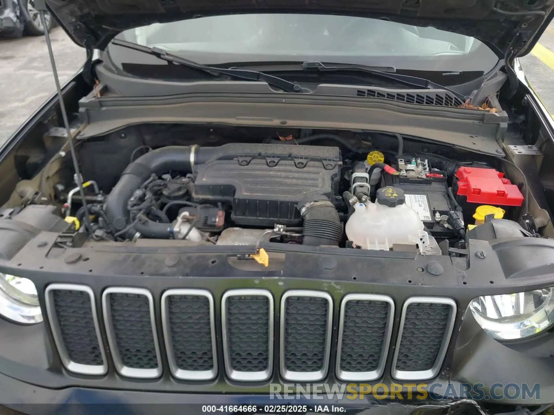10 fotografías del automóvil dañado ZACNJDB14NPN83204 JEEP RENEGADE 2022