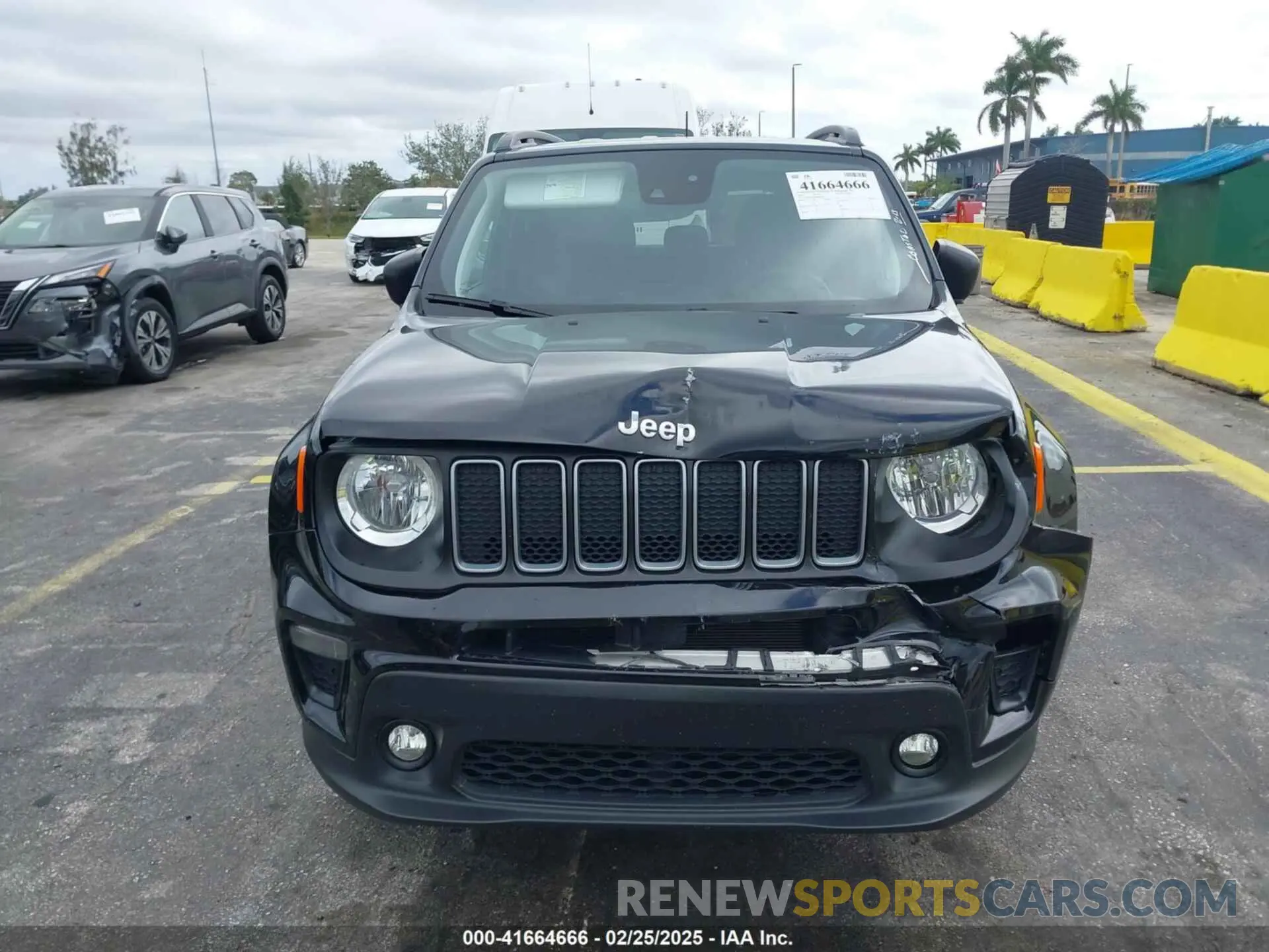12 fotografías del automóvil dañado ZACNJDB14NPN83204 JEEP RENEGADE 2022