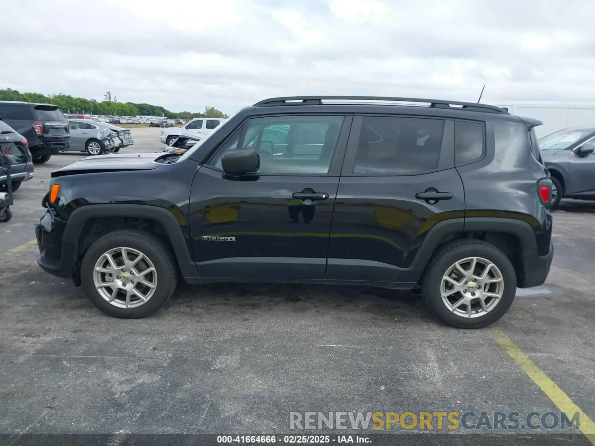 14 fotografías del automóvil dañado ZACNJDB14NPN83204 JEEP RENEGADE 2022