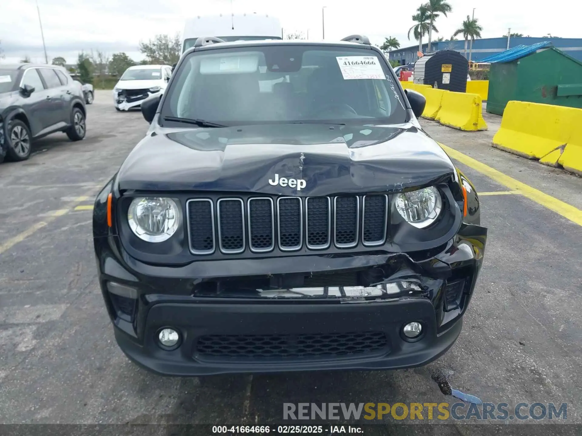 6 fotografías del automóvil dañado ZACNJDB14NPN83204 JEEP RENEGADE 2022