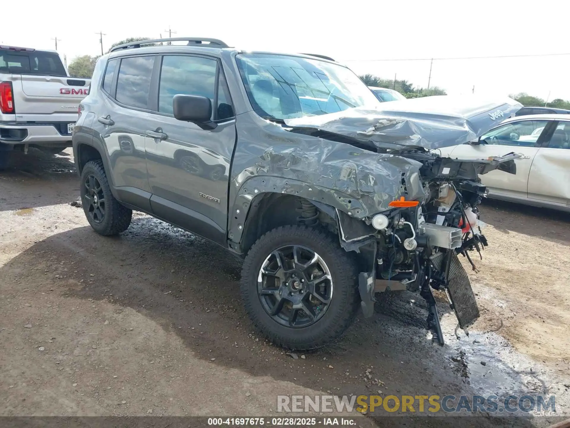1 fotografías del automóvil dañado ZACNJDB17NPN48608 JEEP RENEGADE 2022
