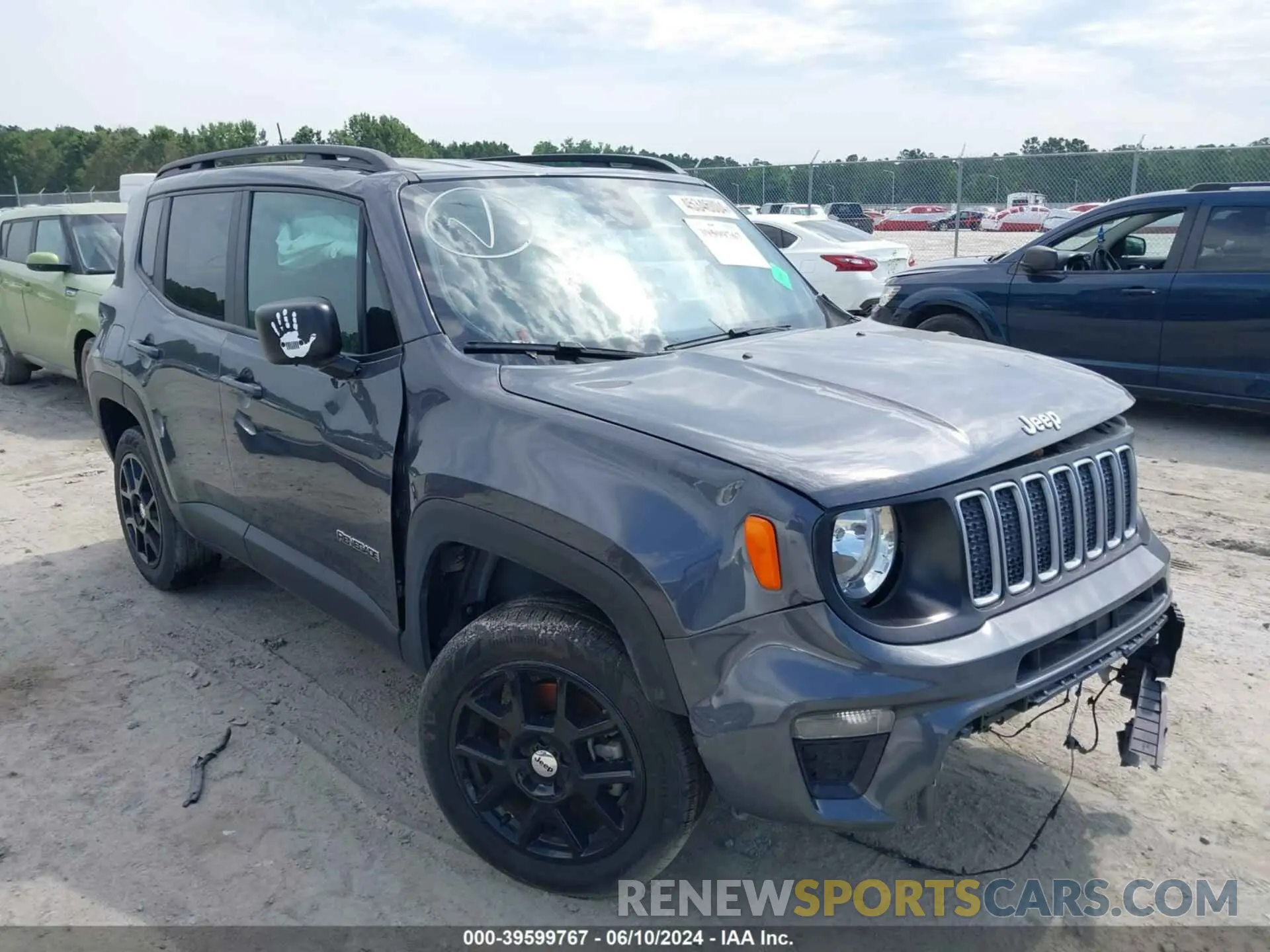 1 fotografías del automóvil dañado ZACNJDB17NPN61665 JEEP RENEGADE 2022