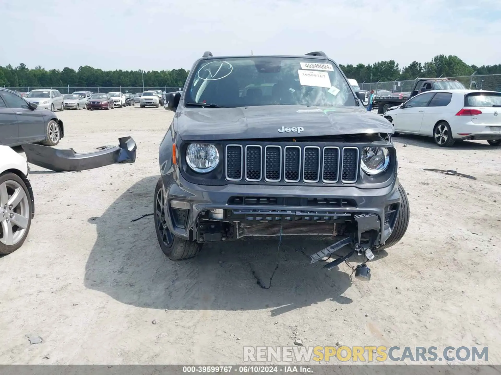 6 fotografías del automóvil dañado ZACNJDB17NPN61665 JEEP RENEGADE 2022