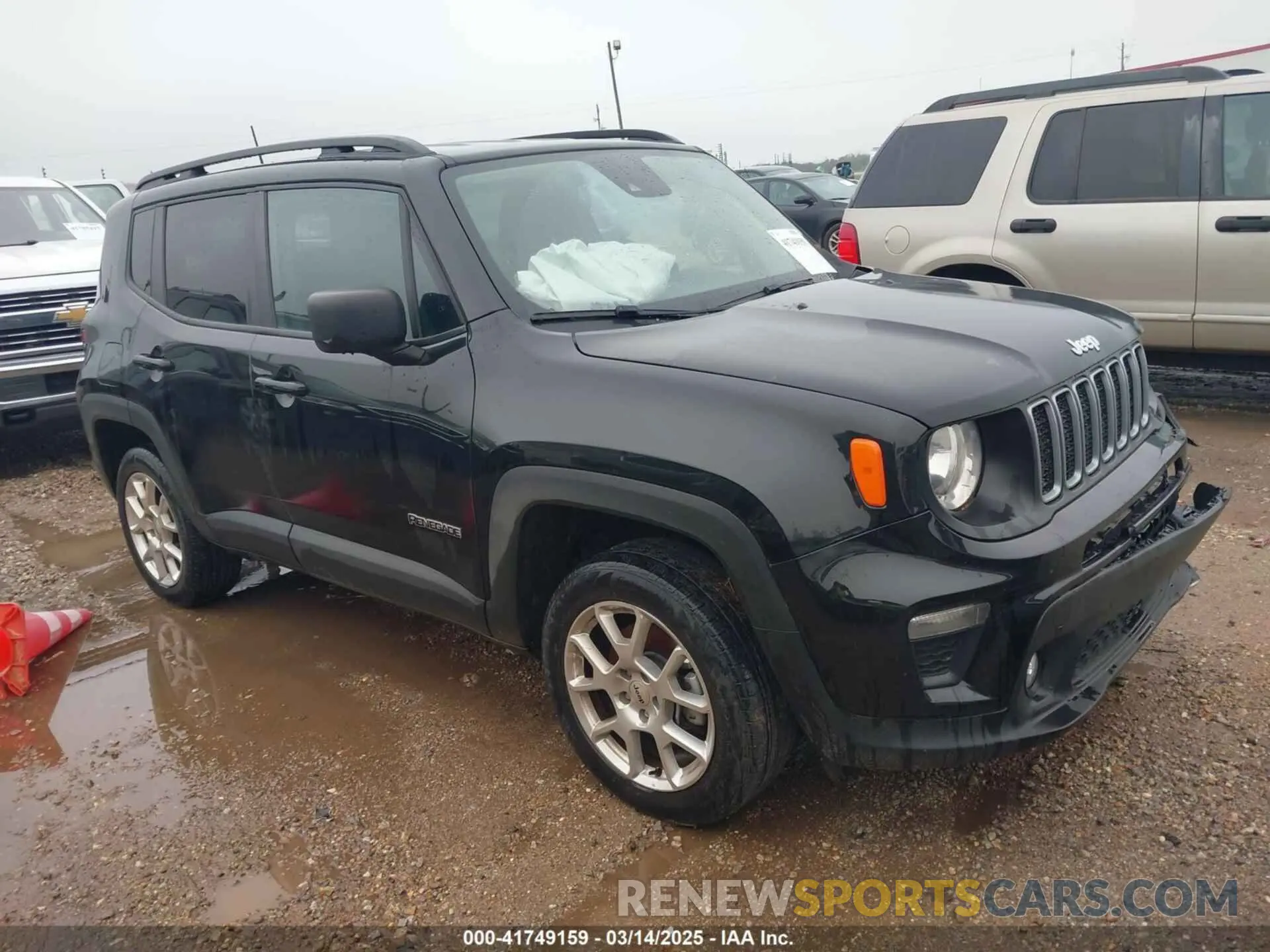 1 fotografías del automóvil dañado ZACNJDB17NPN85853 JEEP RENEGADE 2022