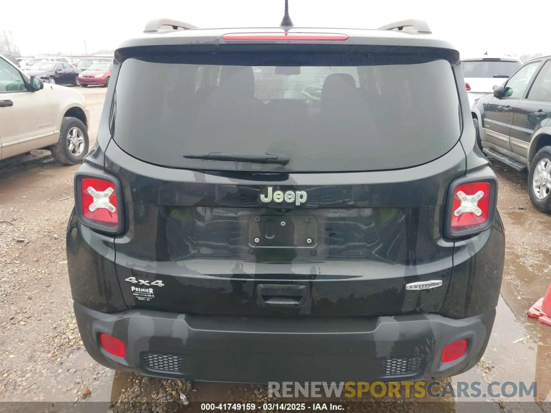 16 fotografías del automóvil dañado ZACNJDB17NPN85853 JEEP RENEGADE 2022