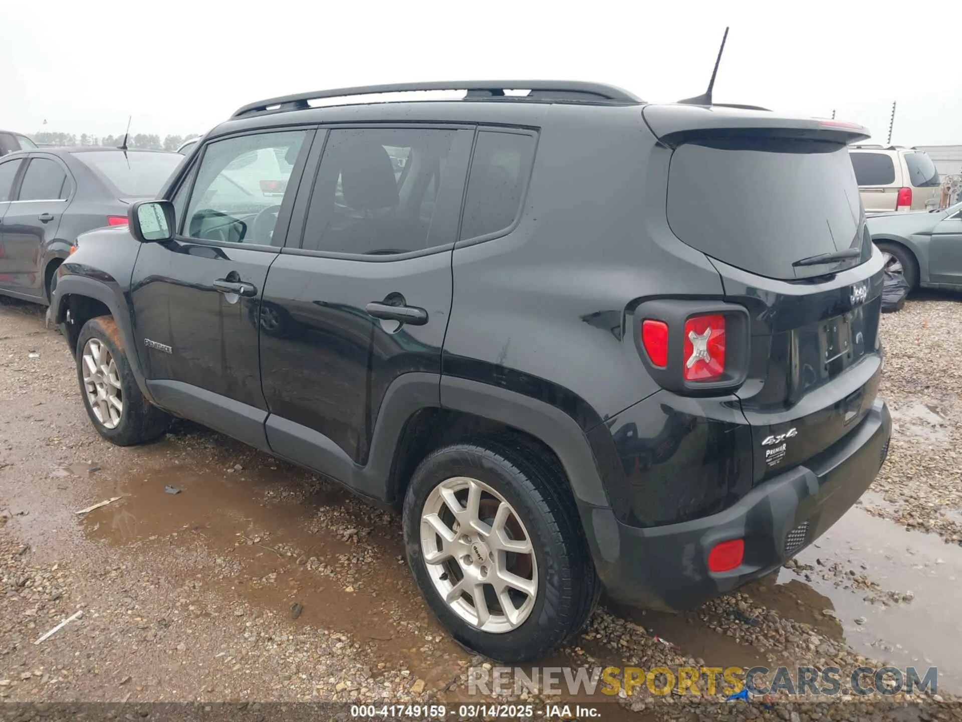 3 fotografías del automóvil dañado ZACNJDB17NPN85853 JEEP RENEGADE 2022