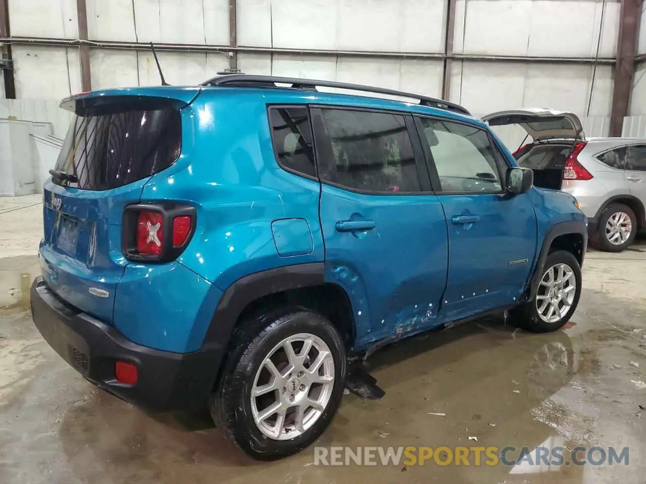 3 fotografías del automóvil dañado ZACNJDB19NPN50716 JEEP RENEGADE 2022