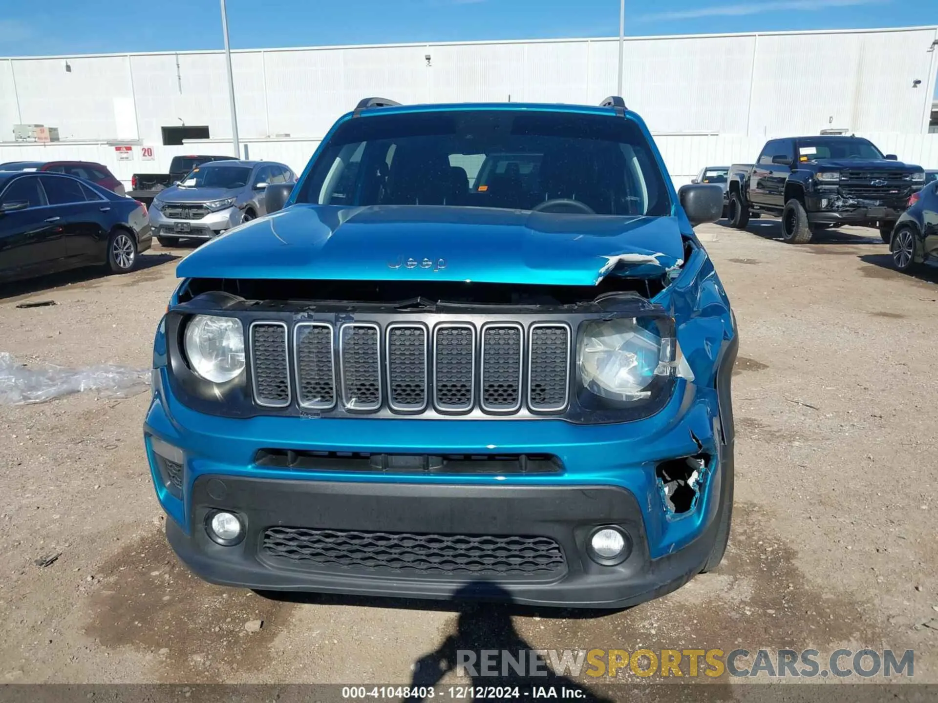 13 fotografías del automóvil dañado ZACNJDB19NPN79181 JEEP RENEGADE 2022