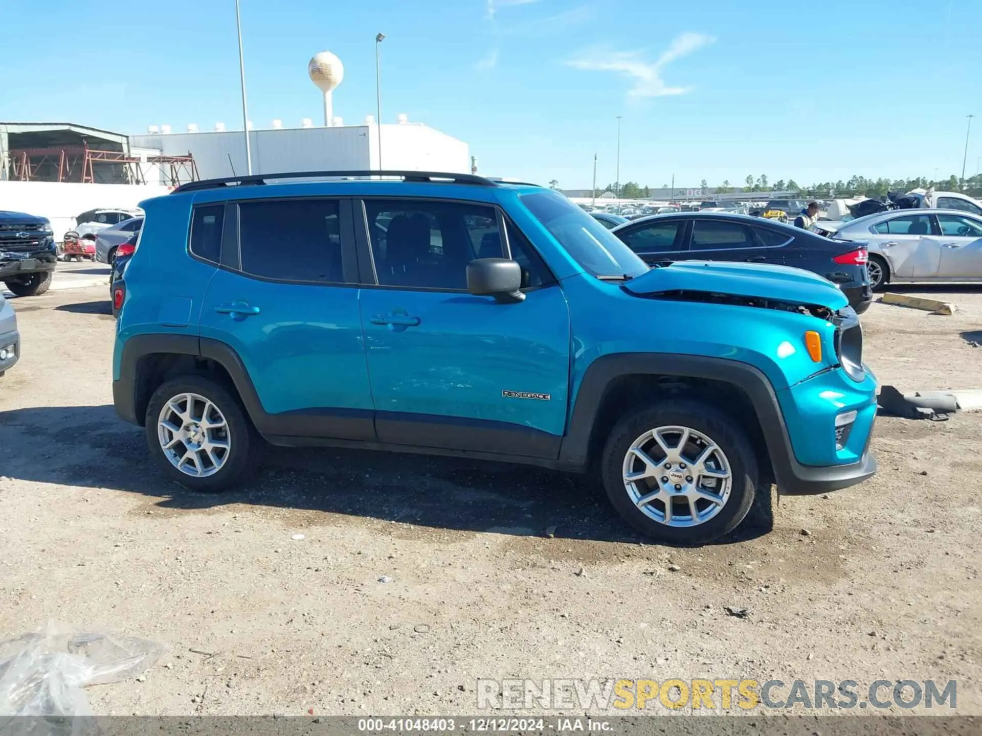 14 fotografías del automóvil dañado ZACNJDB19NPN79181 JEEP RENEGADE 2022