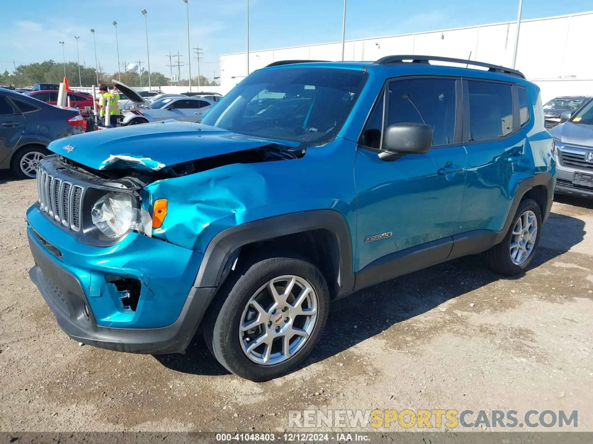 2 fotografías del automóvil dañado ZACNJDB19NPN79181 JEEP RENEGADE 2022