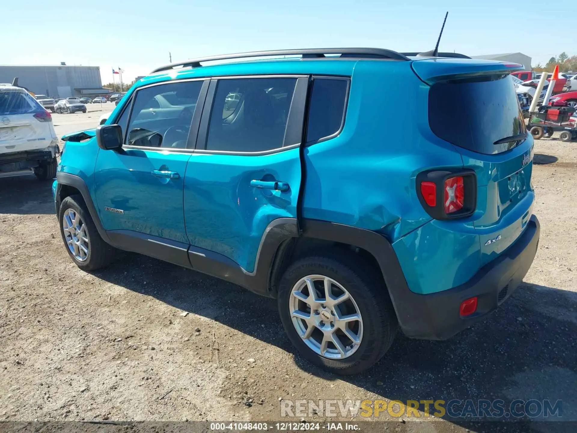 3 fotografías del automóvil dañado ZACNJDB19NPN79181 JEEP RENEGADE 2022