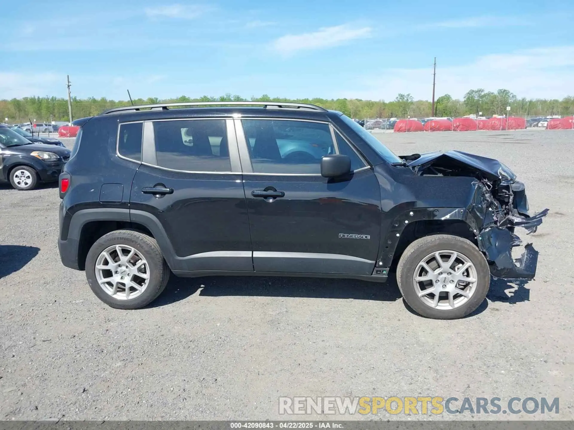 14 fotografías del automóvil dañado ZACNJDB19NPN80668 JEEP RENEGADE 2022