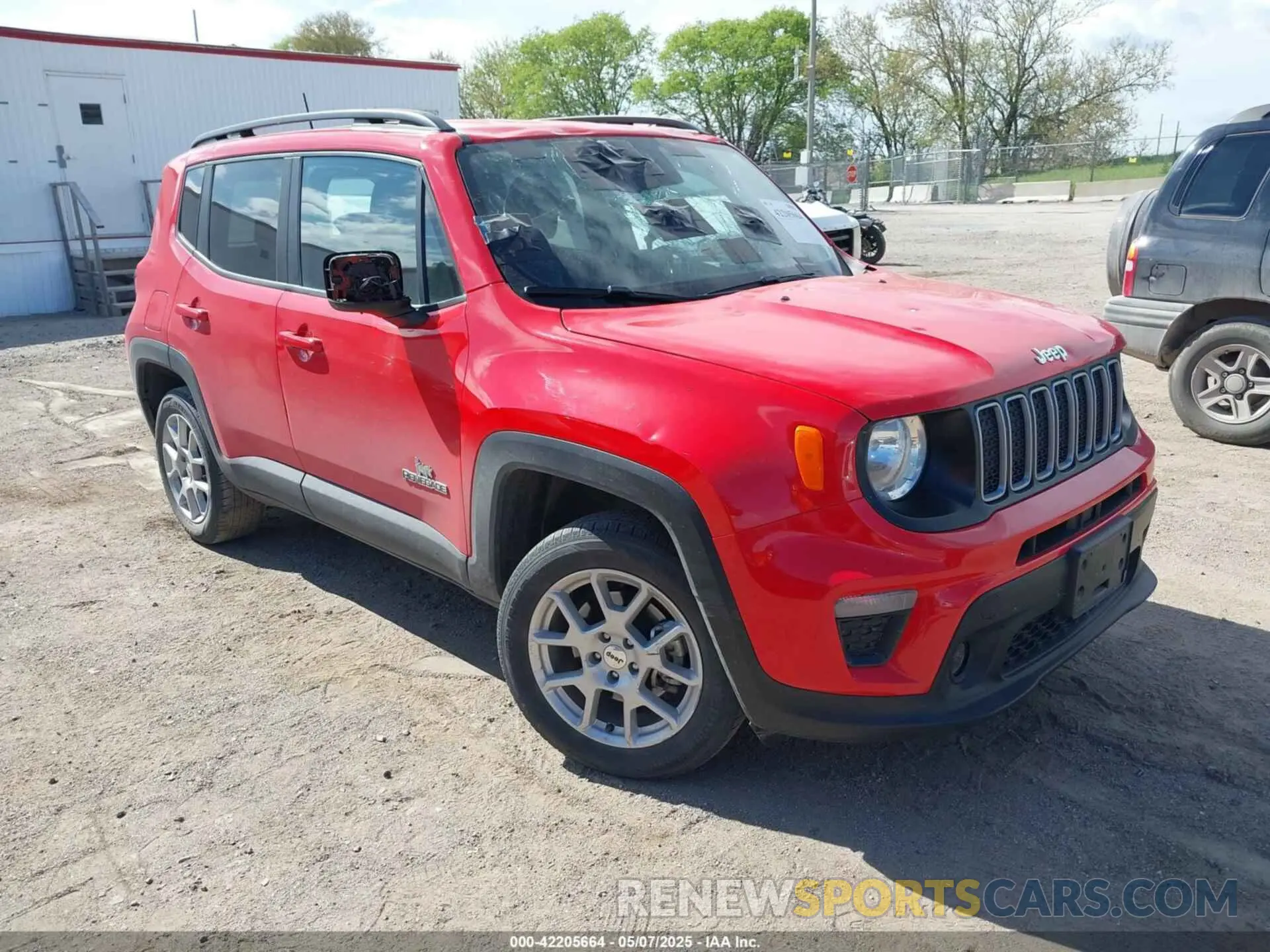 1 fotografías del automóvil dañado ZACNJDB1XNPN46562 JEEP RENEGADE 2022