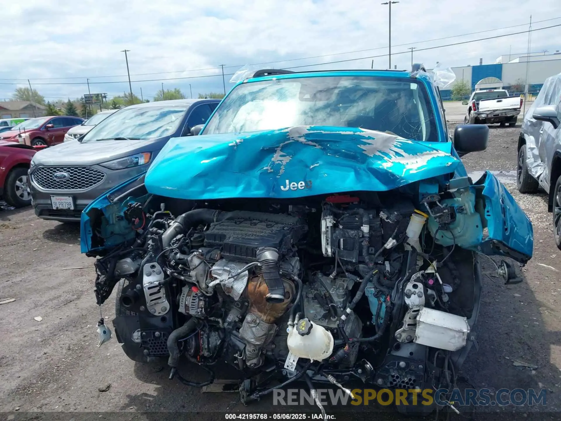 11 fotografías del automóvil dañado ZACNJDB1XNPN66679 JEEP RENEGADE 2022