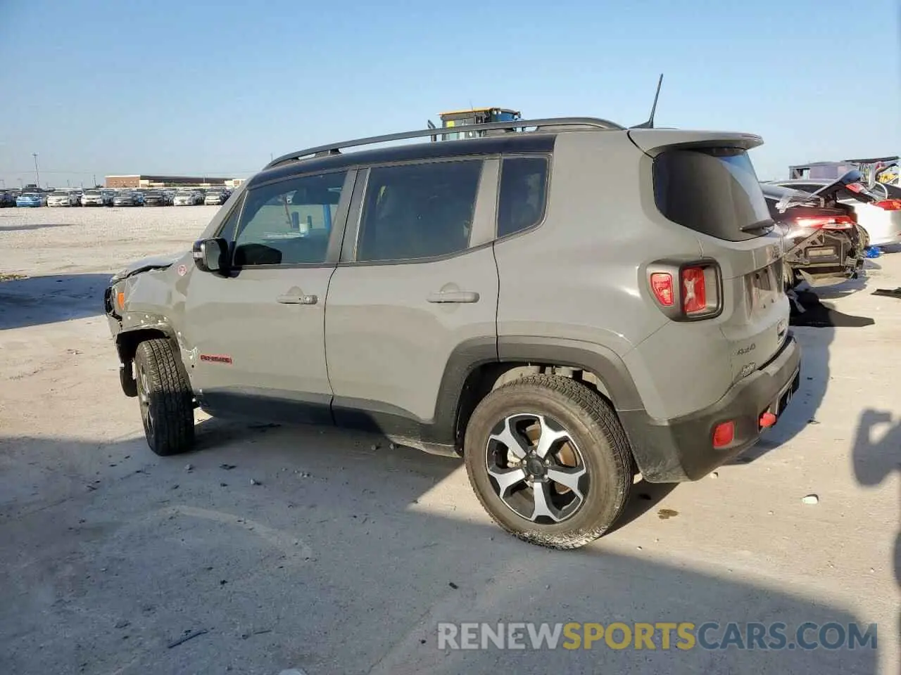 2 fotografías del automóvil dañado ZACNJDC19NPN63173 JEEP RENEGADE 2022