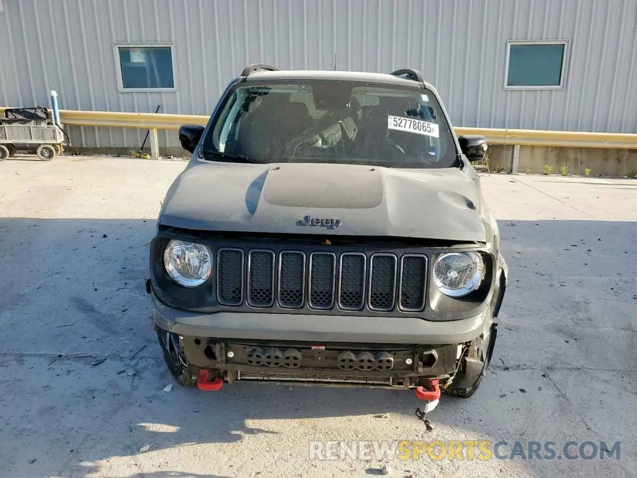 5 fotografías del automóvil dañado ZACNJDC19NPN63173 JEEP RENEGADE 2022