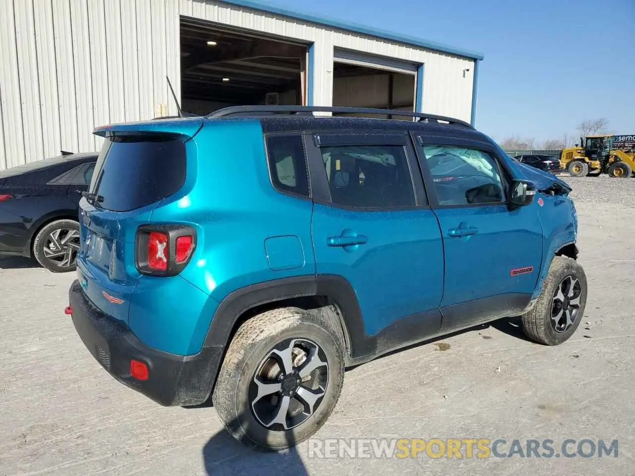 3 fotografías del automóvil dañado ZACNJDC19NPN67837 JEEP RENEGADE 2022