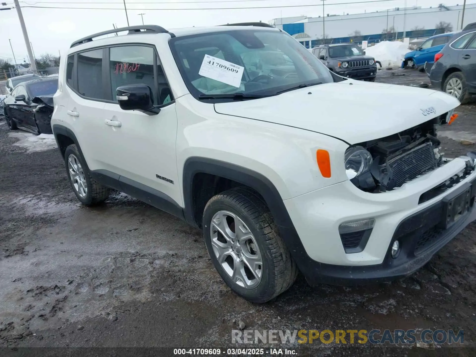 1 fotografías del automóvil dañado ZACNJDD11NPN99535 JEEP RENEGADE 2022