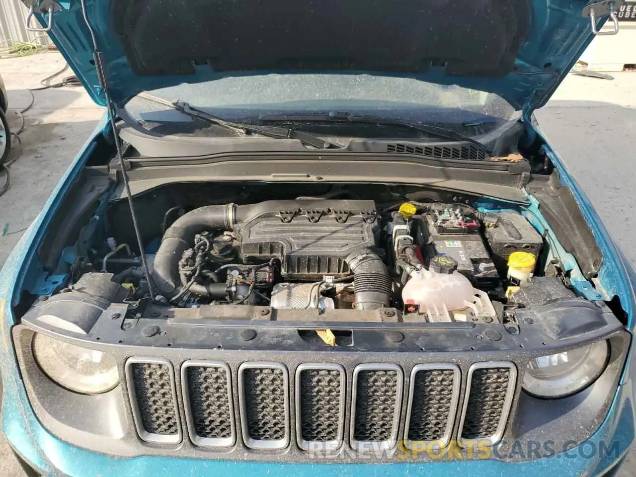 11 fotografías del automóvil dañado ZACNJDD14NPN62334 JEEP RENEGADE 2022