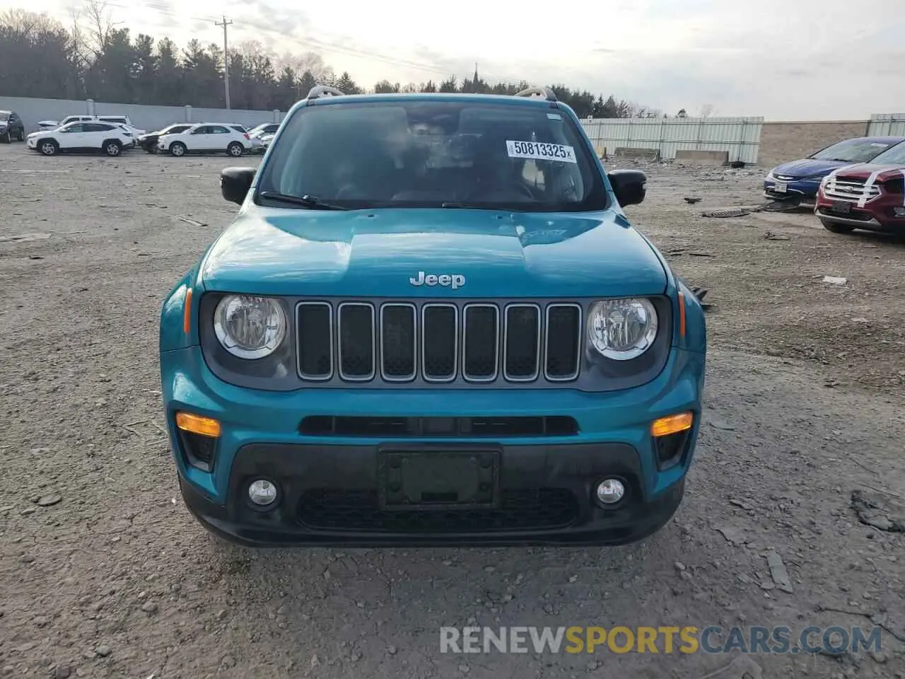 5 fotografías del automóvil dañado ZACNJDD14NPN62334 JEEP RENEGADE 2022