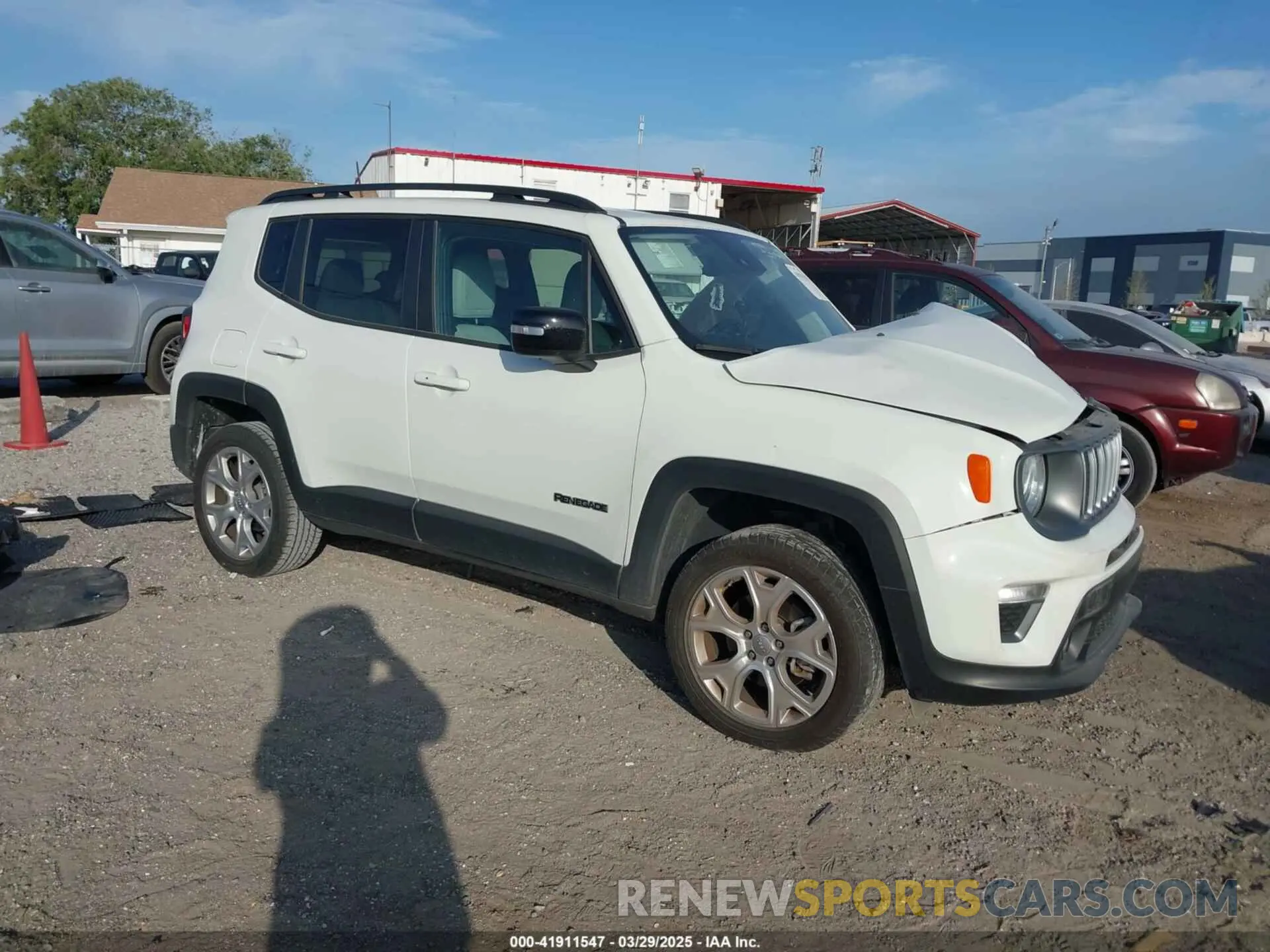 1 fotografías del automóvil dañado ZACNJDD18NPN90248 JEEP RENEGADE 2022